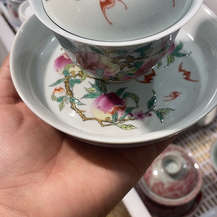 摆件陶景德镇陶瓷主人杯1223