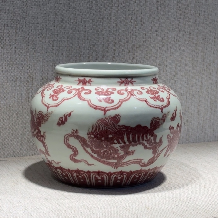 壹***哥摆件陶青花瓷器摆件现代工艺品