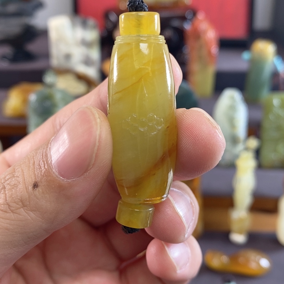 岫玉玉勒子挂件未镶嵌