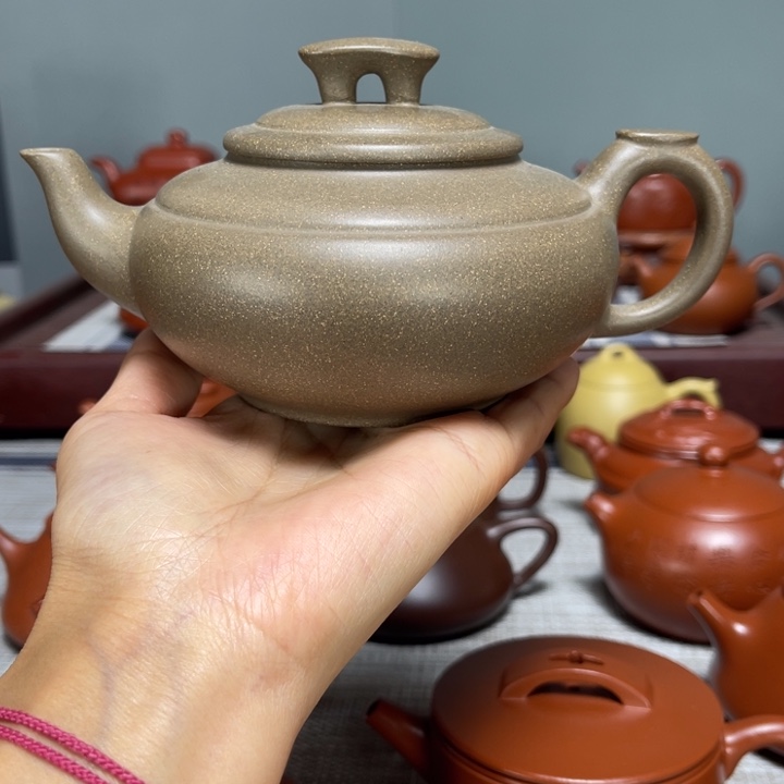 心***香茶壶紫砂半手上新瓢320cc