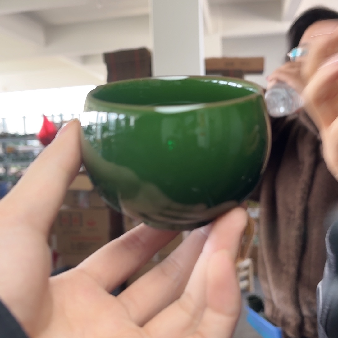 龙泉云间青瓷小米茶器