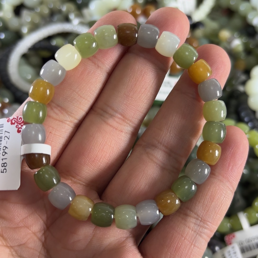 和田玉手链未镶嵌W2