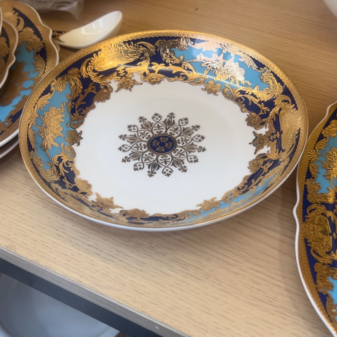 【闪购商品】瓷片8寸深菜盘两个一单福利价