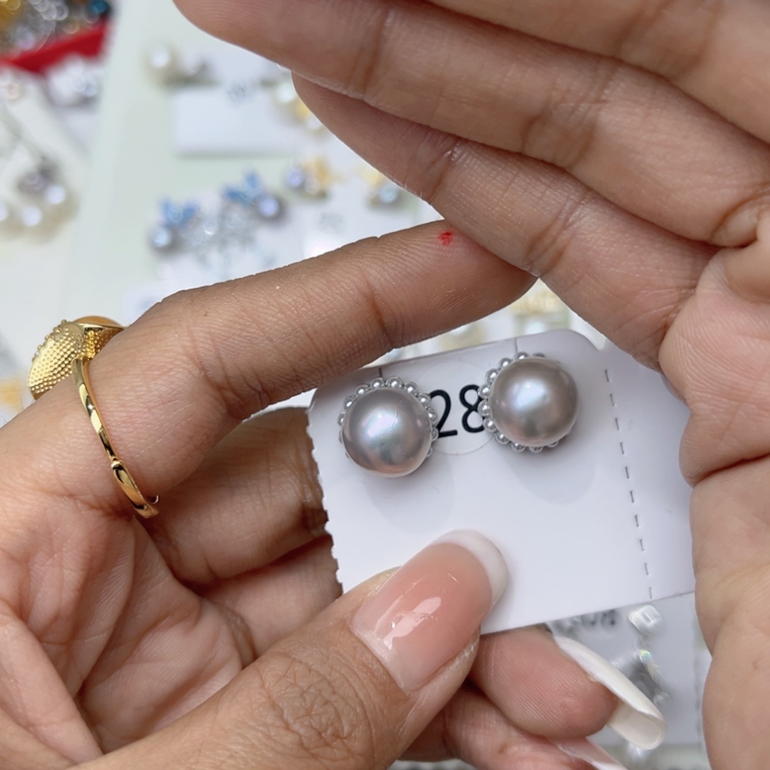 Z***n合金戒指淡水珍珠