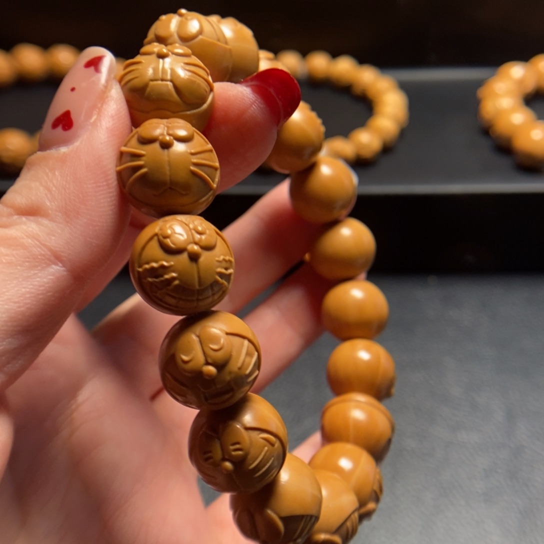 猴头核桃手串?****?机器猫14