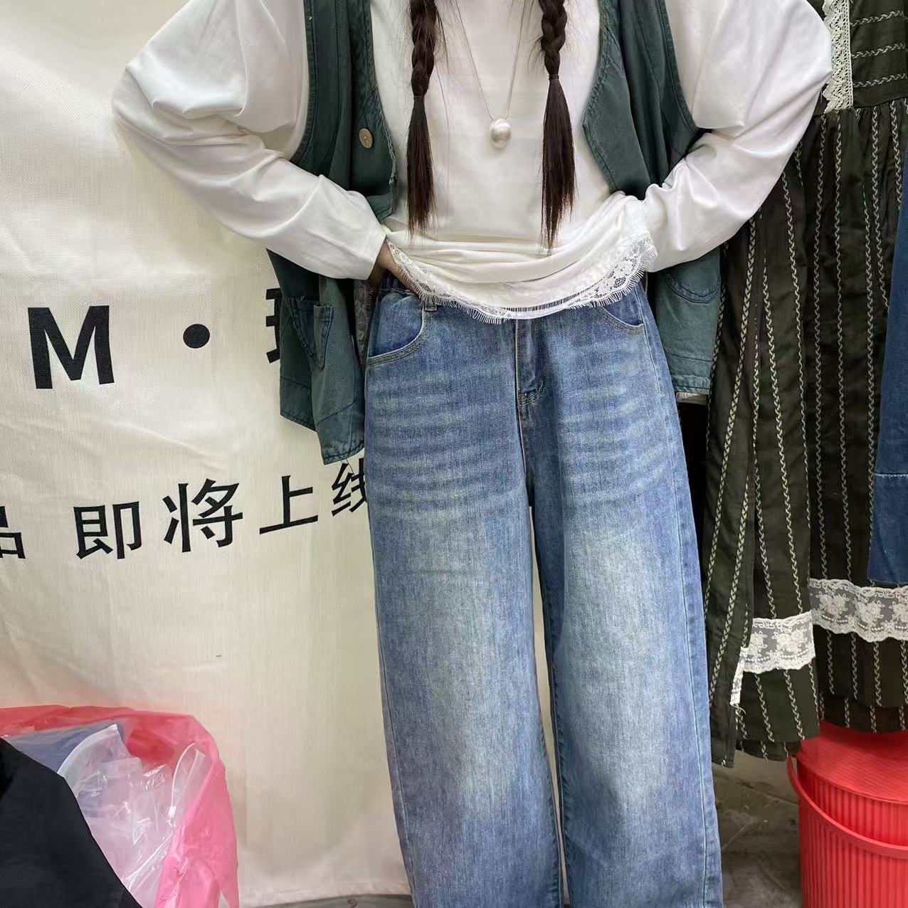 33推荐 XS#6120 日系休闲牛仔裤 25-02-21