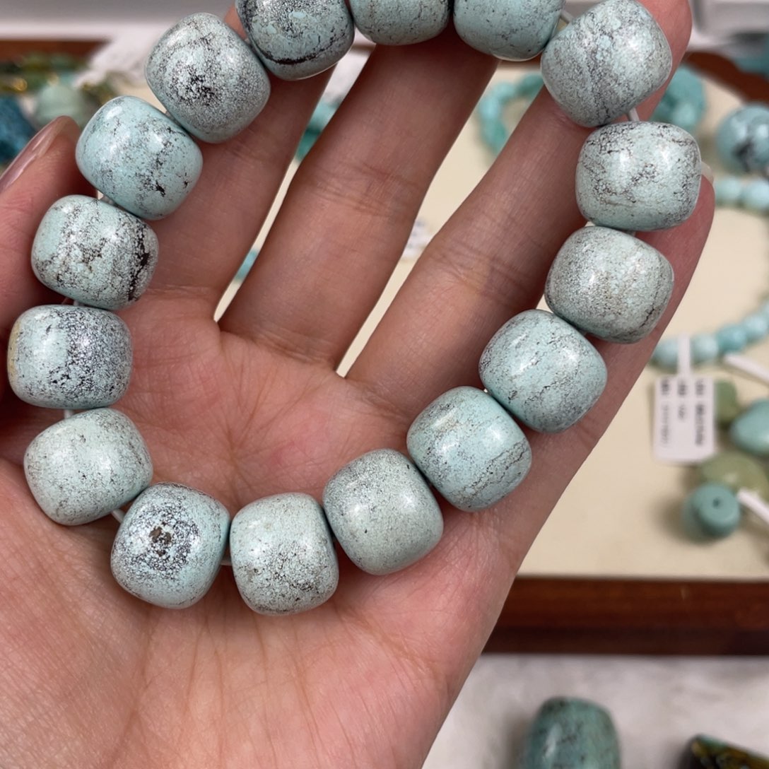 绿松石未镶嵌老型串