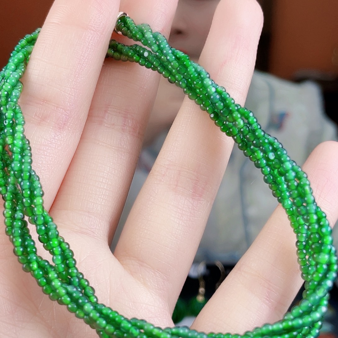 翡翠未镶嵌耳饰饰品