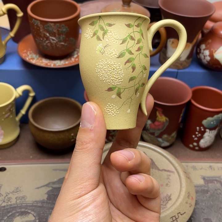 紫砂茶杯紫砂主人杯