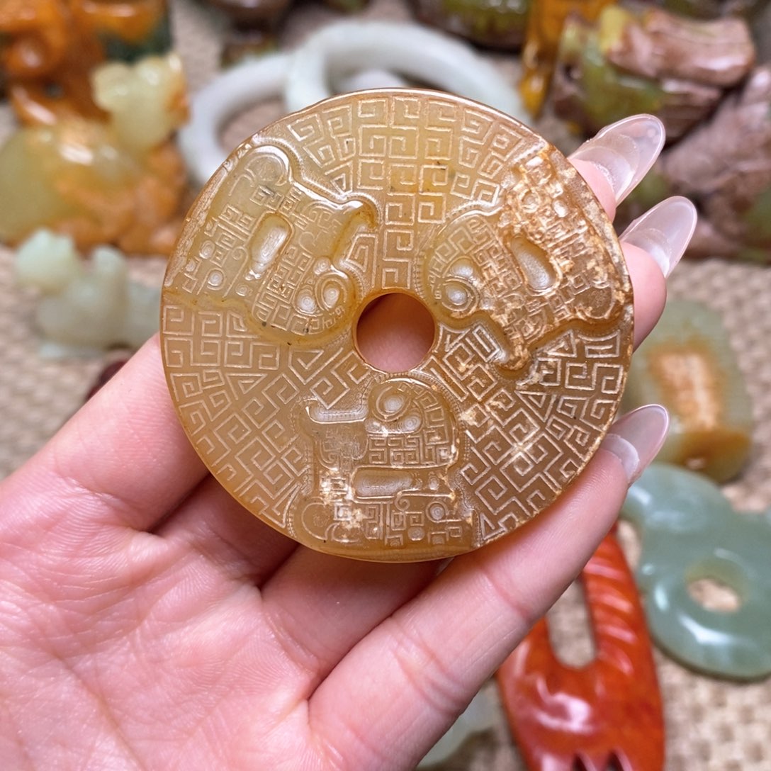 白玉菩提吊坠白玉菩提白玉菩提摆件