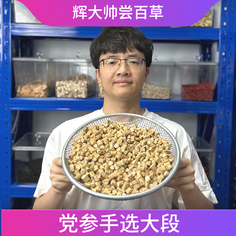 甘肃正宗党参正品整根干泡水煮粥煲汤佳品