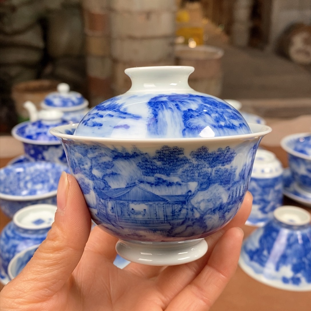 杯景德镇陶瓷手工手绘