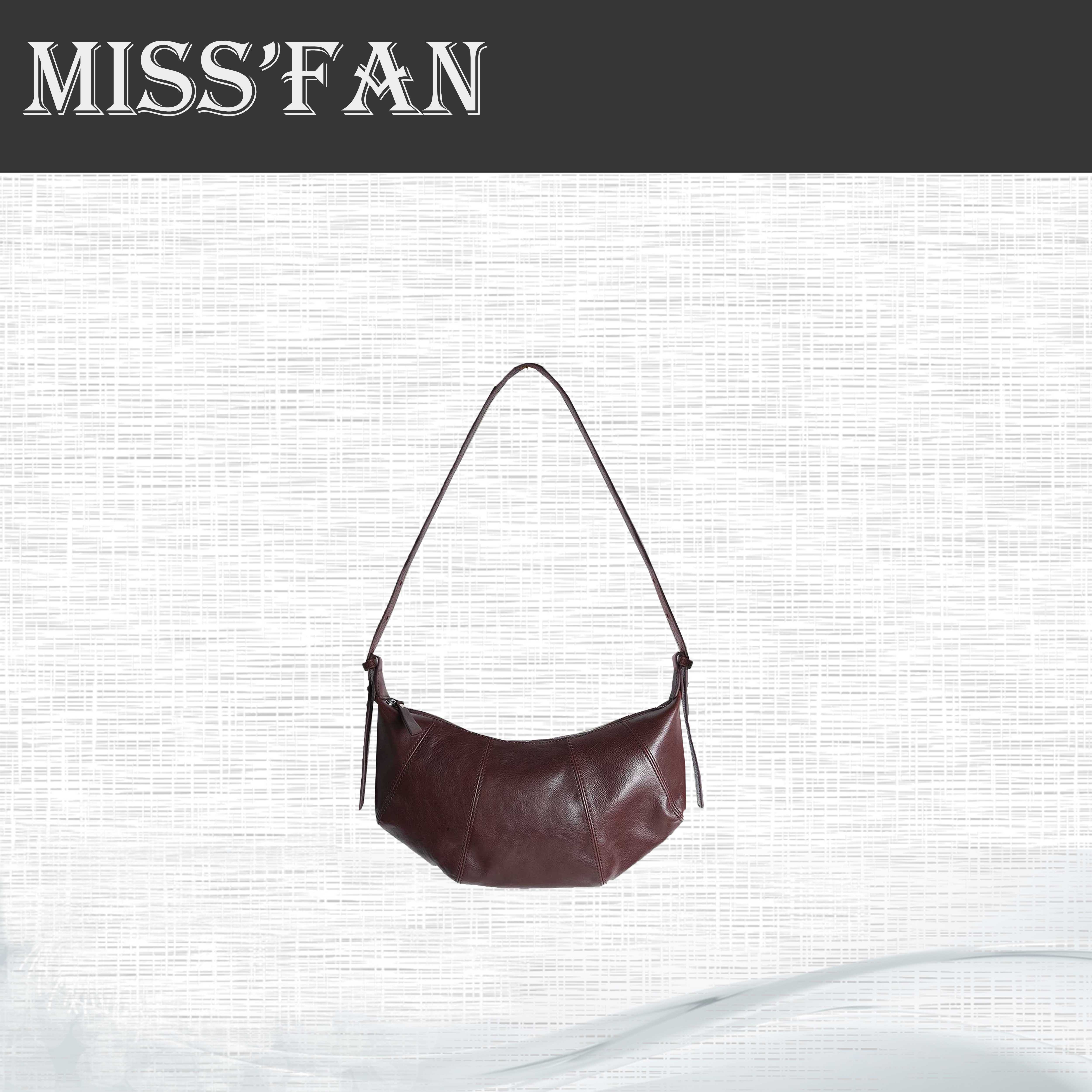 「牛角包」 水晶植鞣 软皮牛角 高级慵懒斜挎包