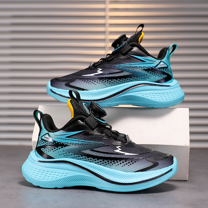 巴布豆新款透气网面儿童运动鞋柔软轻便男童运动鞋耐磨防滑休闲鞋