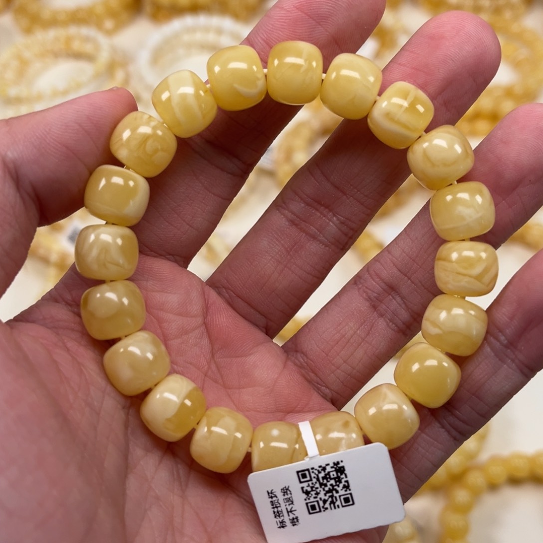 蜜蜡手串未镶嵌蜜蜡手串11.2