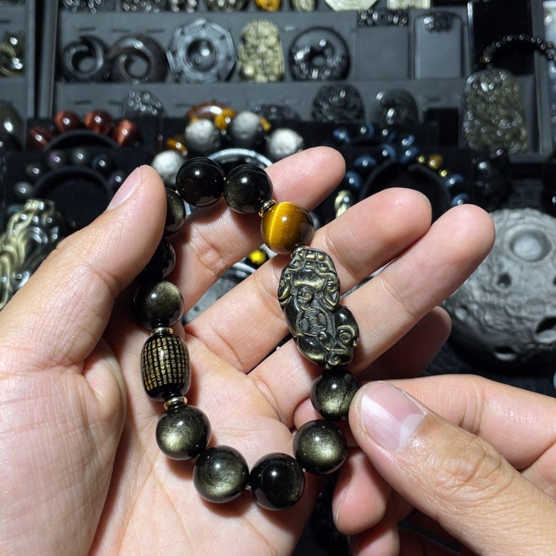 未镶嵌黑曜岩珠宝奇石?****?