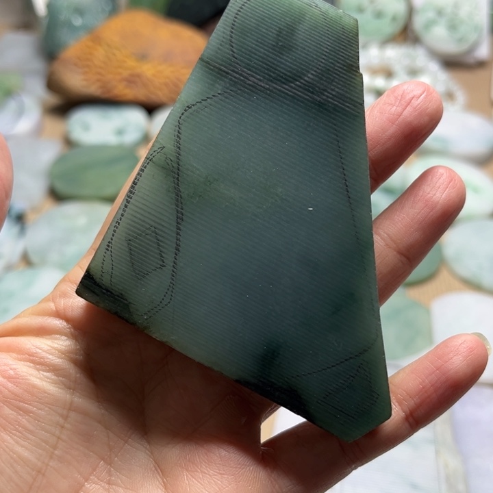 传***计定制翡翠未镶嵌A货