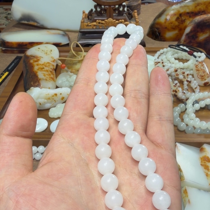 和田玉（糖玉）未镶嵌手链