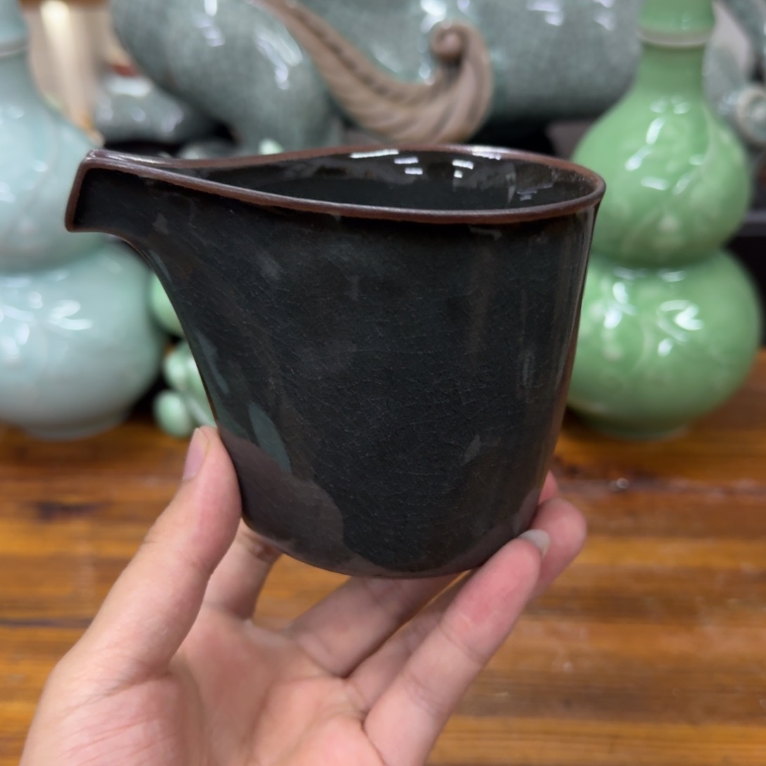 龙泉青瓷茶具微瑕6918