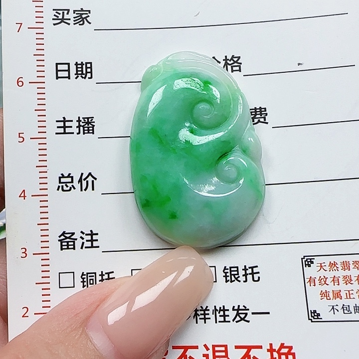 翡翠颈饰未镶嵌天然