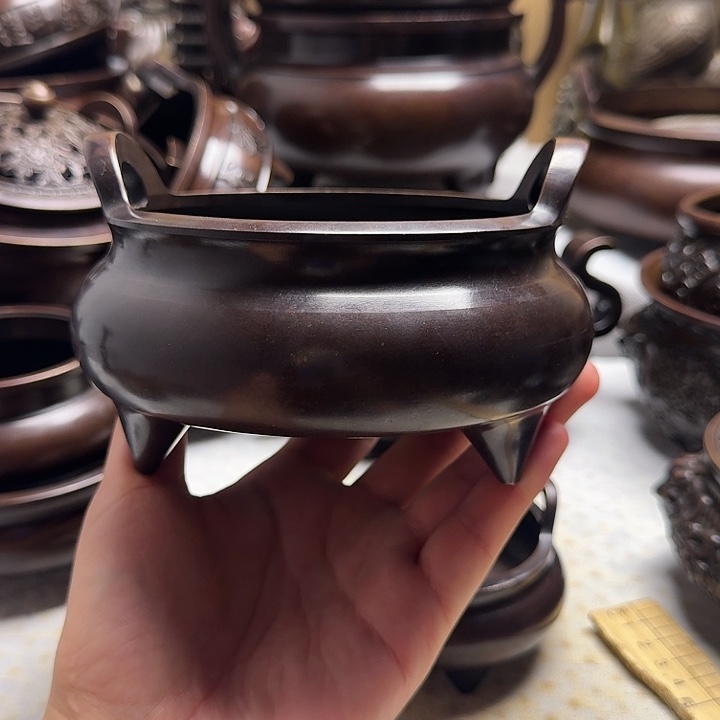 黄铜13口巧耳素面！！！！