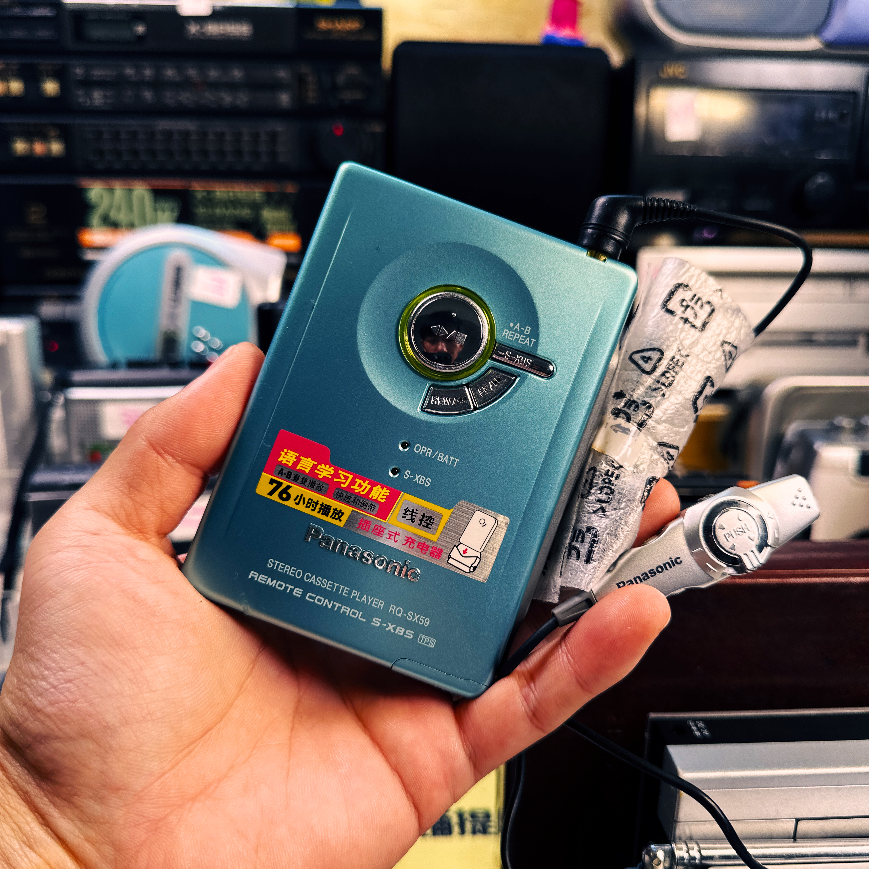 功能全好 经典型号RQ-SX59磁带随身听 复古怀旧老式数码原装学生