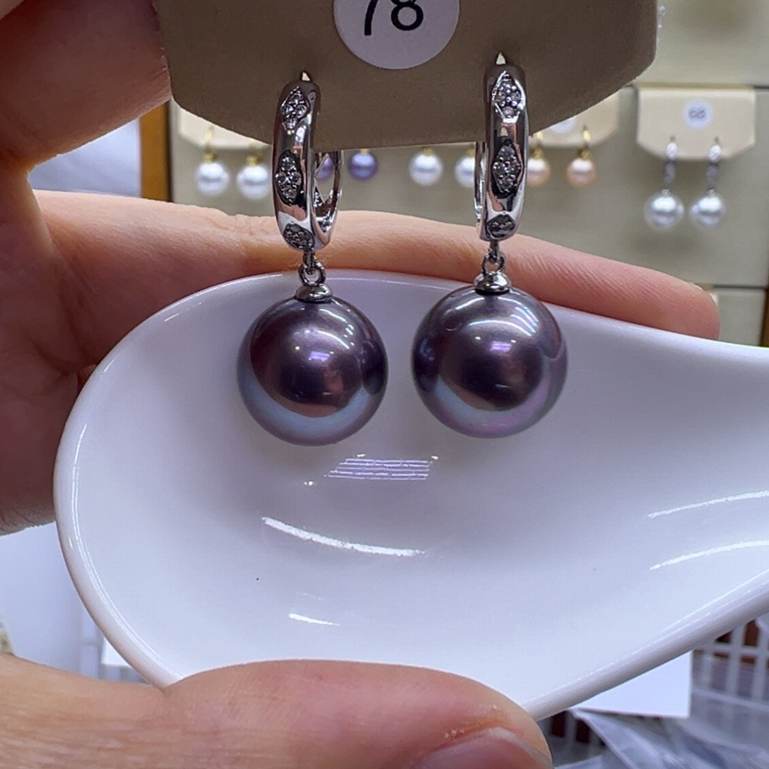 淡水珍珠耳饰未镶嵌