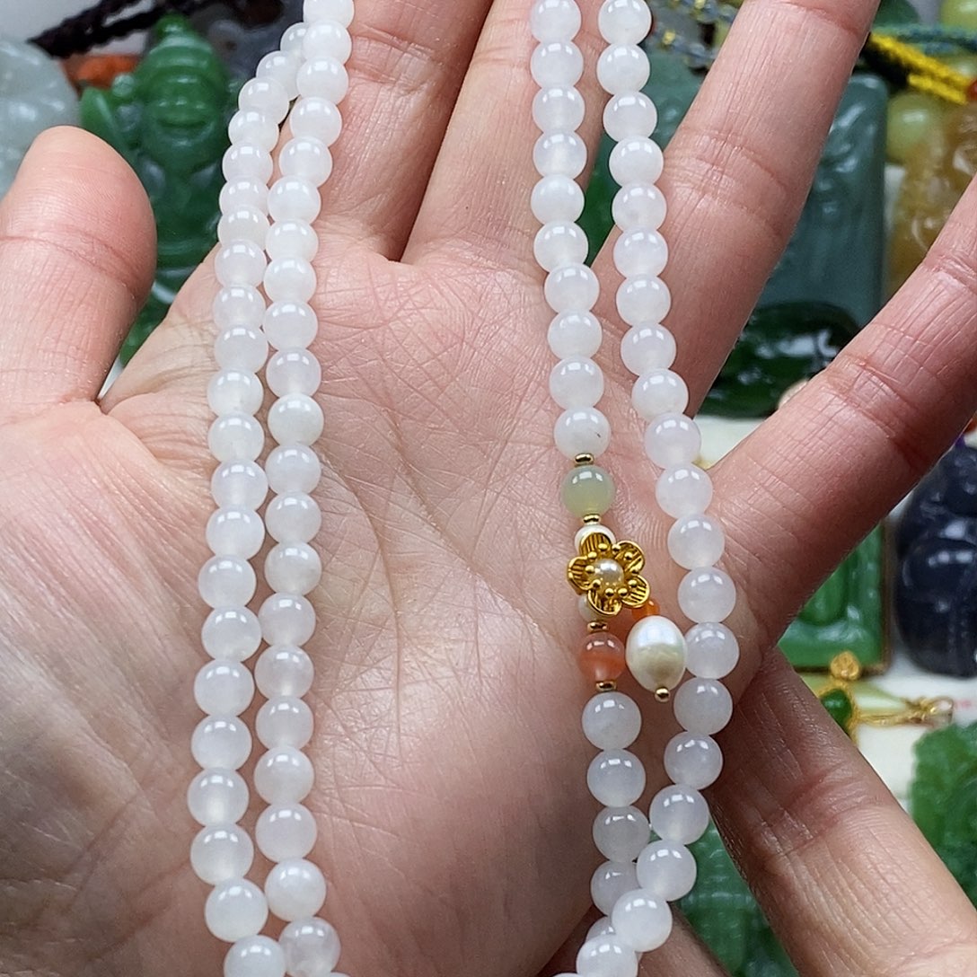 和田玉颈饰未镶嵌