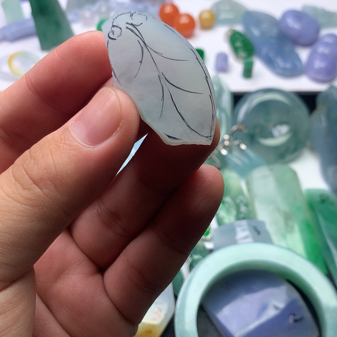 ****༊定制翡翠未镶嵌料子