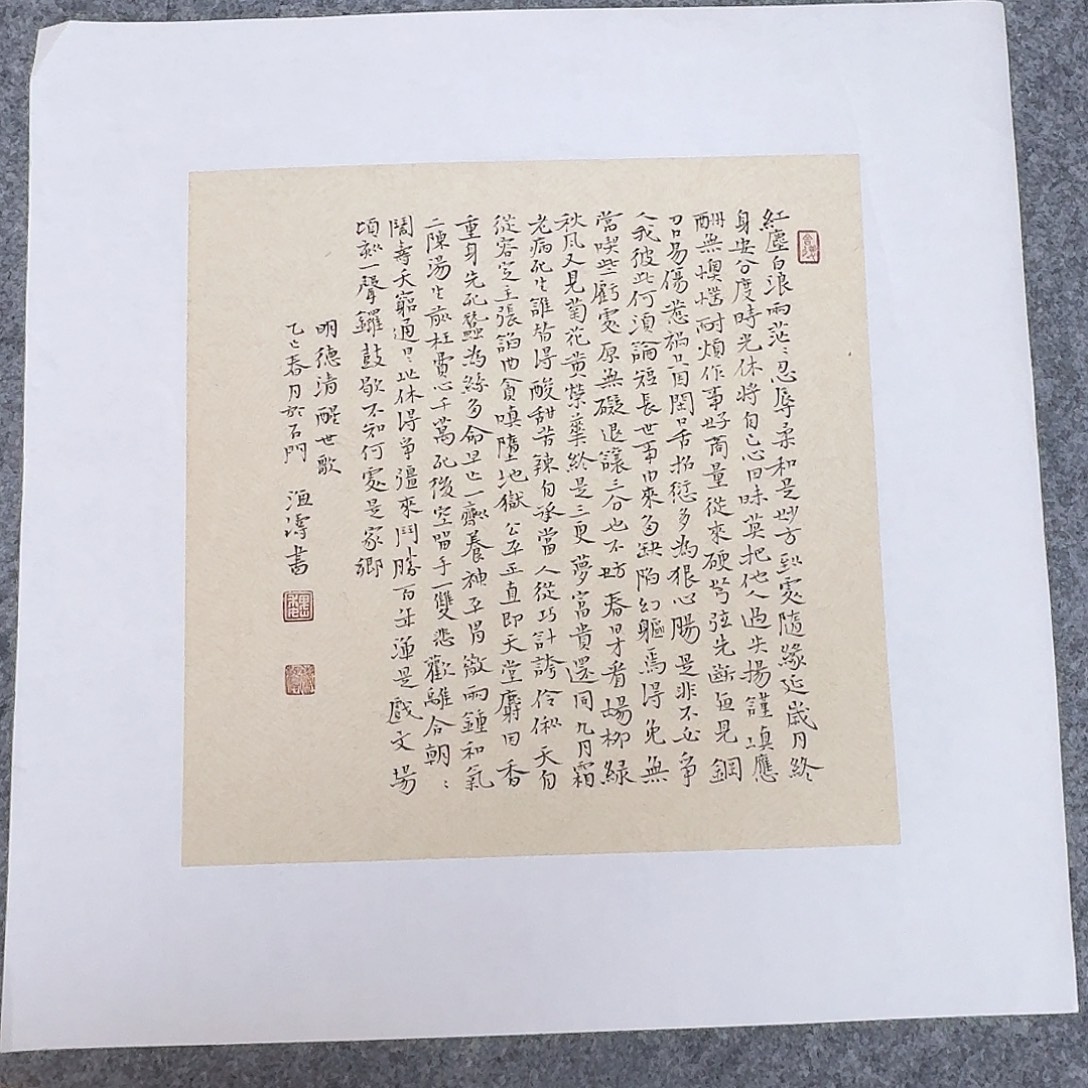 书法中书魏海涛46×46