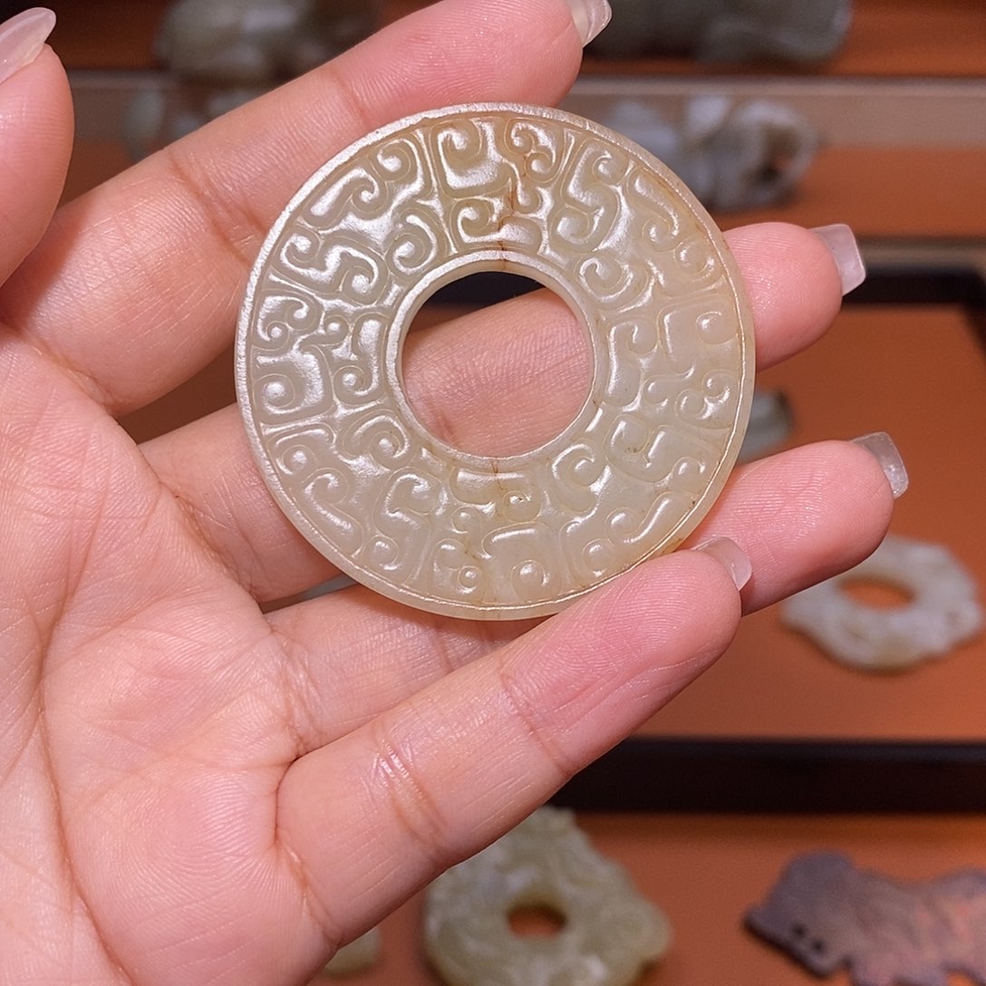 和田玉挂件未镶嵌微**炬