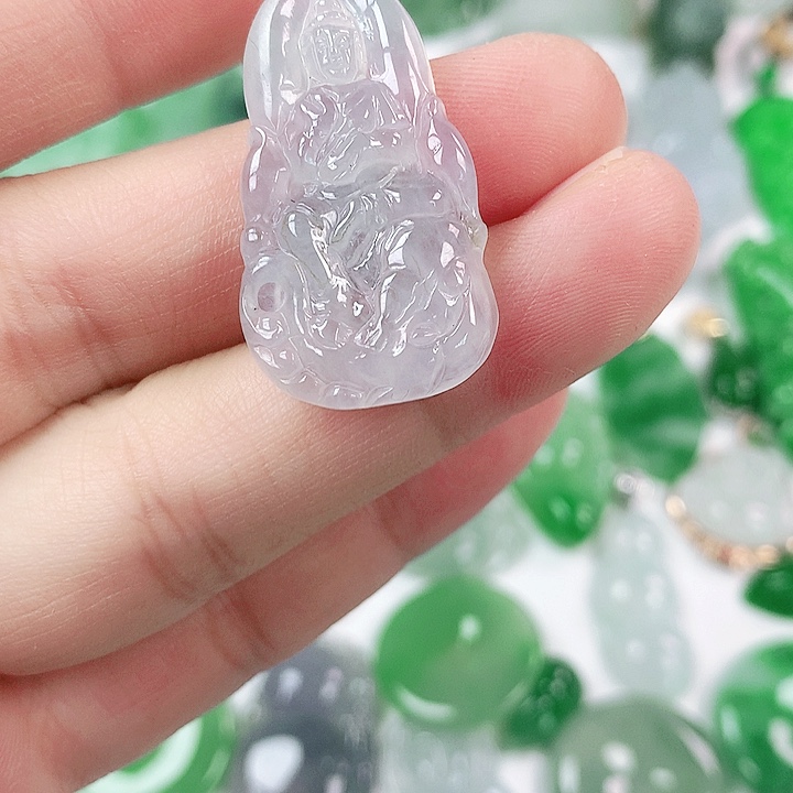 翡翠未镶嵌颈饰缅甸翡翠A货