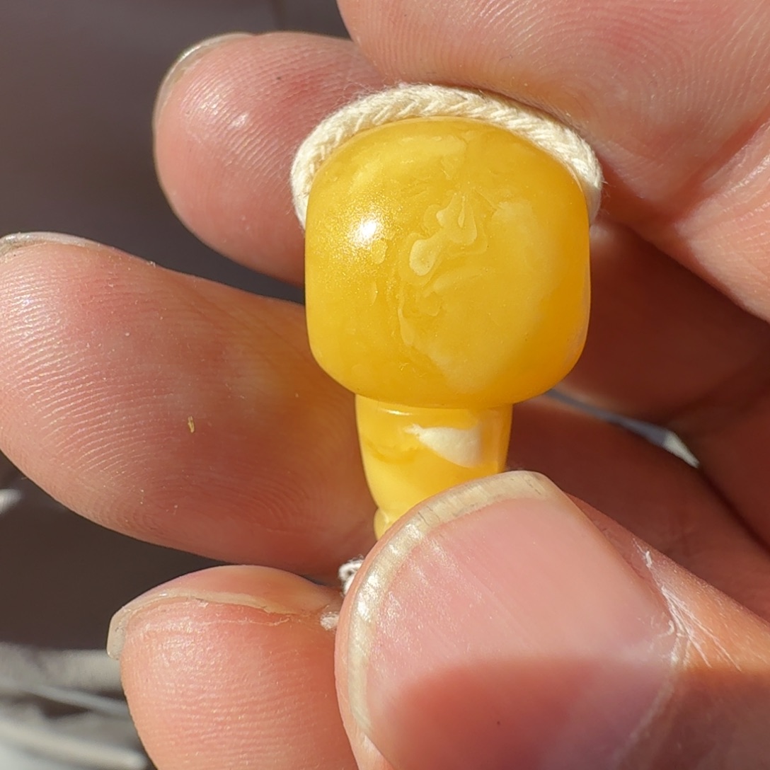 蜜蜡未镶嵌颈饰藏传精品吊坠项链套装