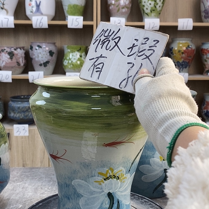 缸13xc景德镇陶瓷花盆