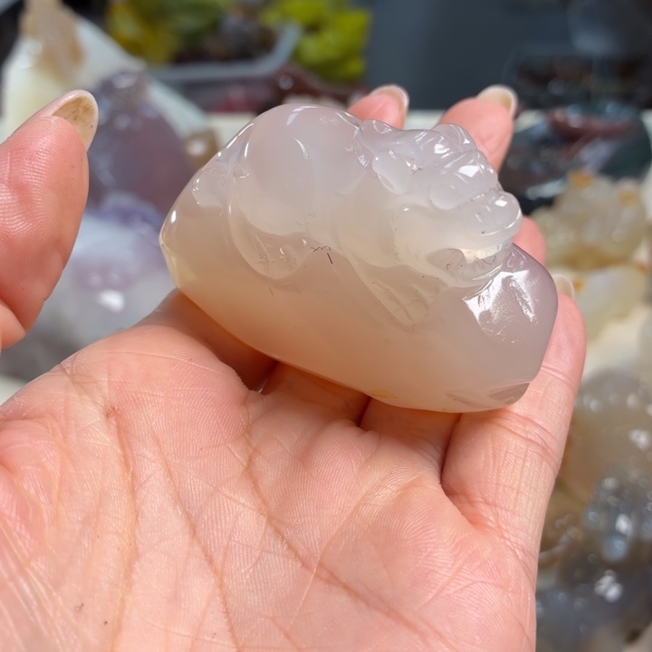 玛瑙/玉髓未镶嵌吊坠(不含链)