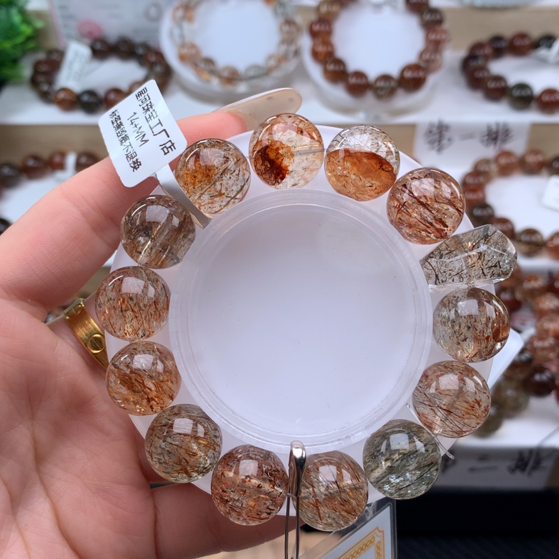 手串水晶未镶嵌黑金超七多样性发其一