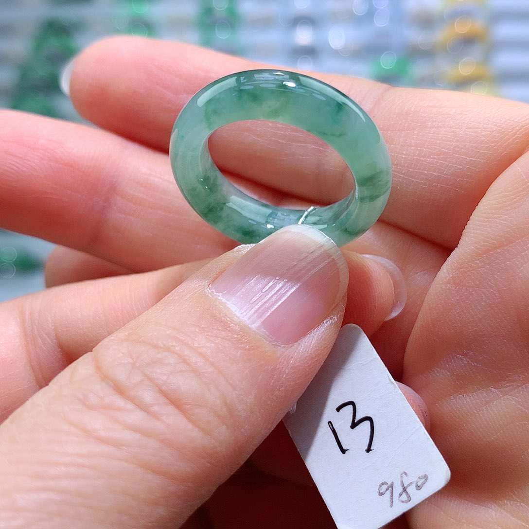 翡翠戒指未镶嵌13号