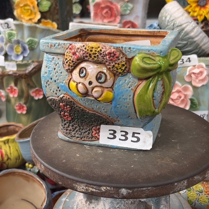 紫砂花盆粗陶材质多肉花盆