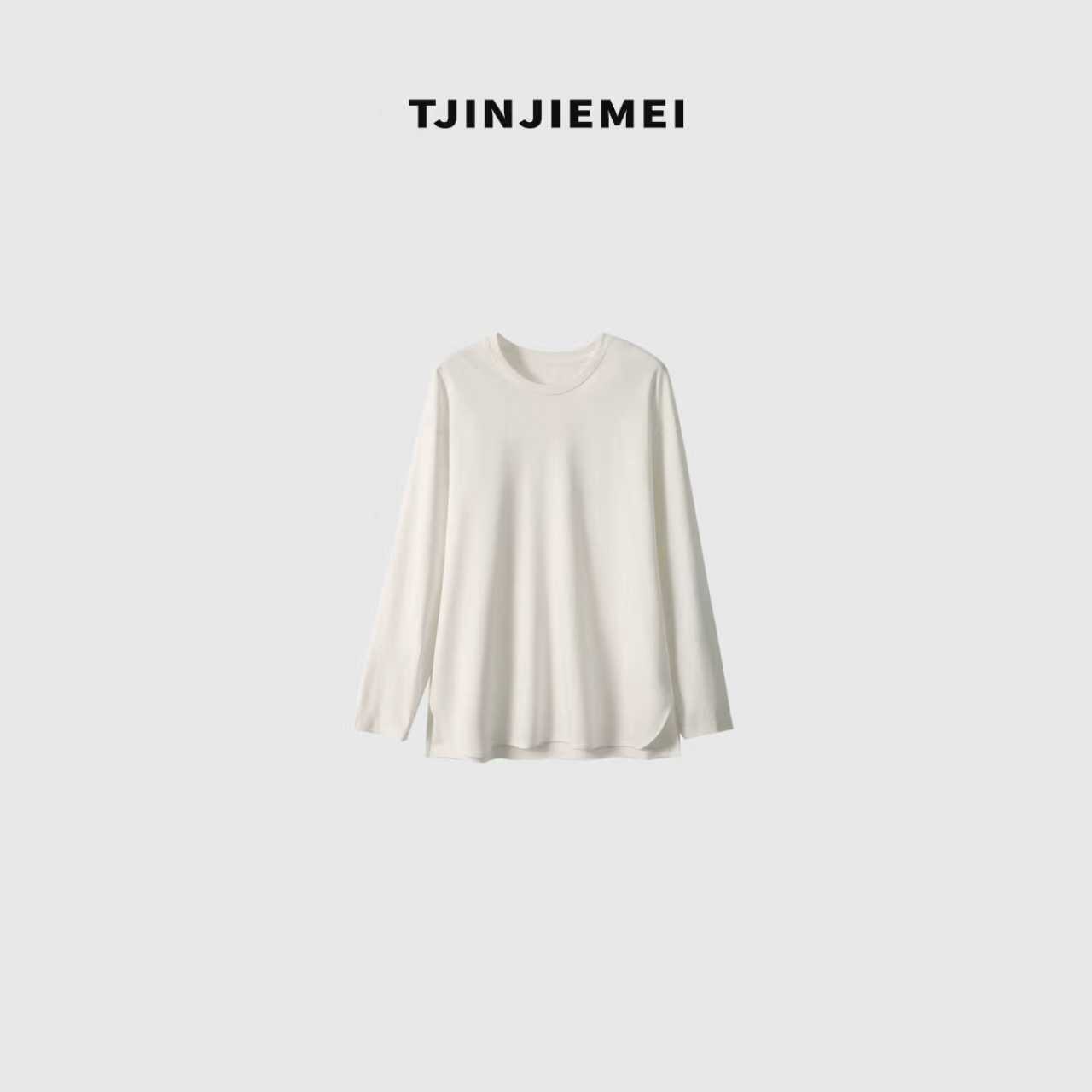 T井姐妹【换季必备！】长袖T恤韩版圆领简约CX22156