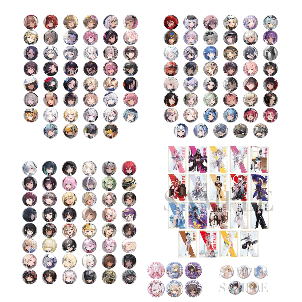 【胜利女神nikke】第二巡回展吧唧透卡盲盒（日谷国现，顺丰包邮） 