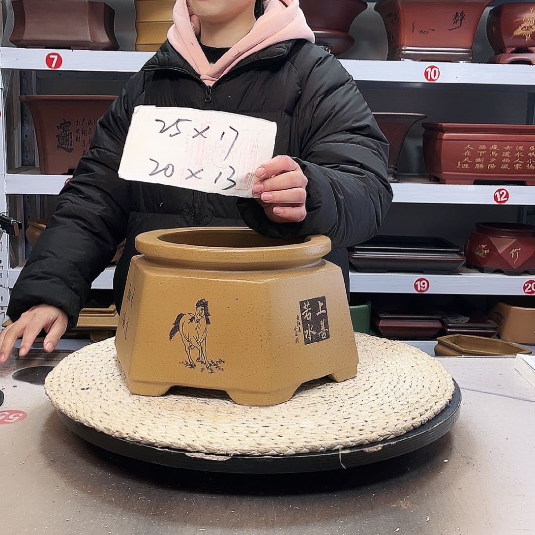 紫砂花盆紫砂花盆