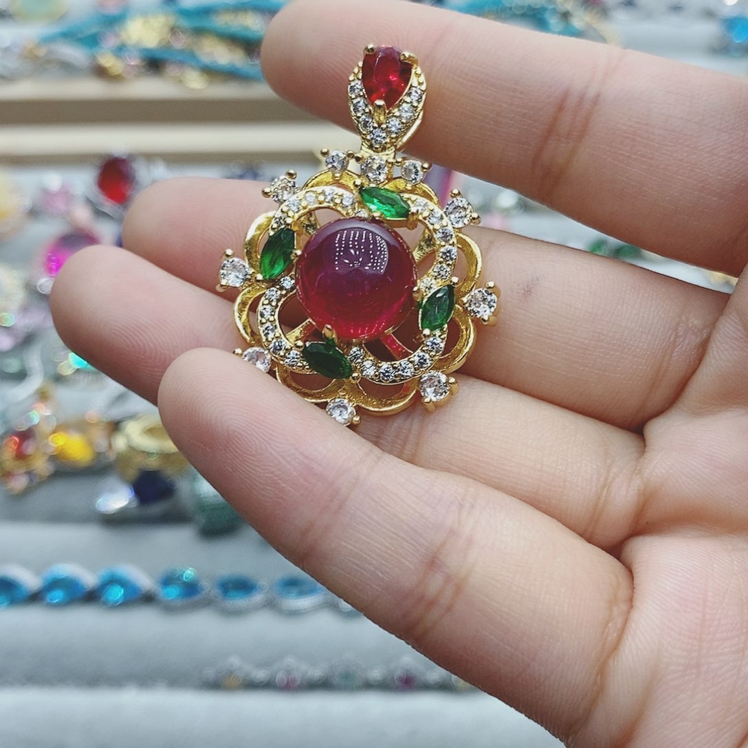 【闪购商品】托帕石耳饰银S925镶嵌