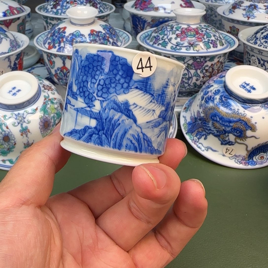 杯彦祖纯手工手绘茶具44