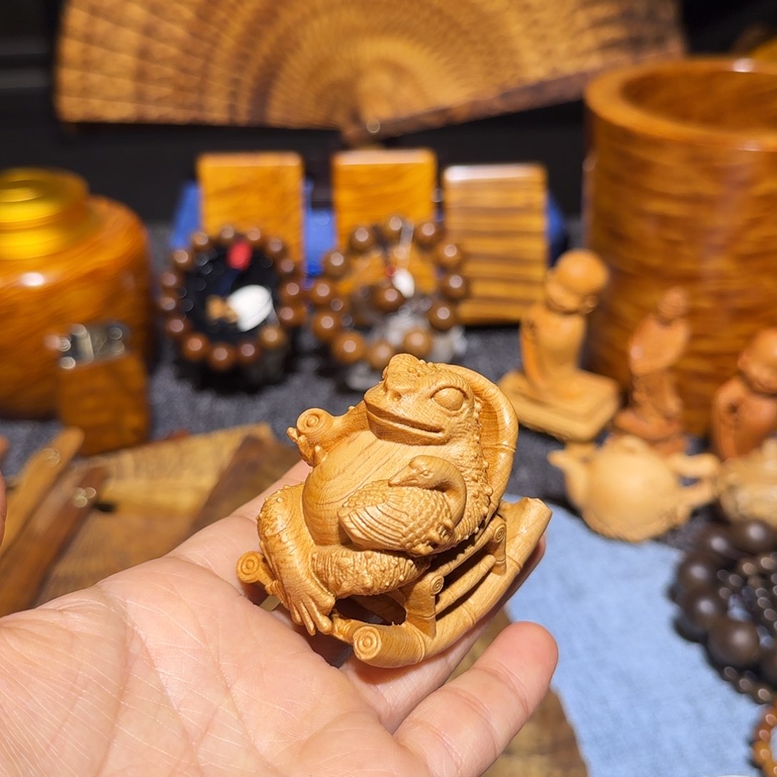 柏木（崖柏）手把件