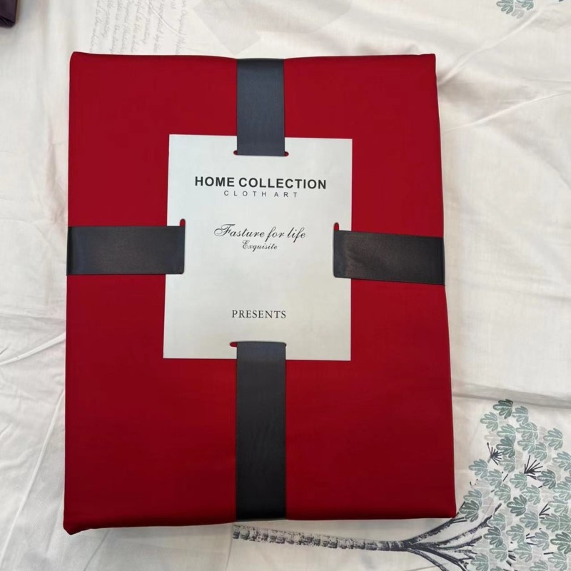 专享【京かわ会社】120支贡缎四件套纯色-红