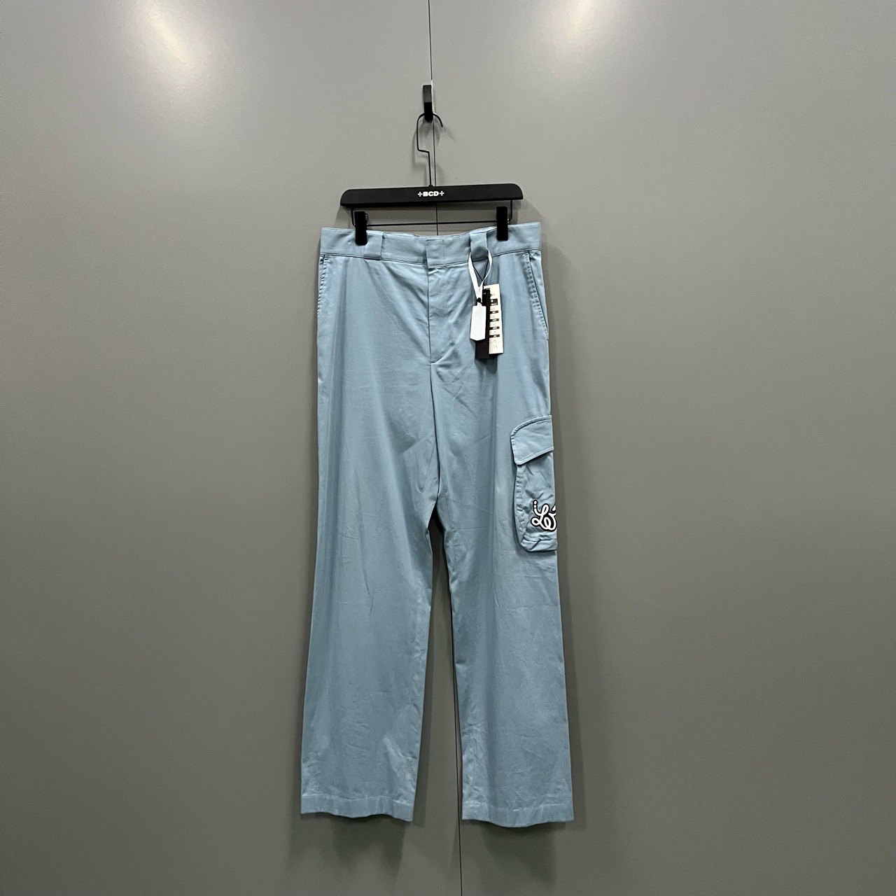 99新 LouisVuitton/路易威登 (ll) 蓝色口袋刺绣长裤 40码/005822