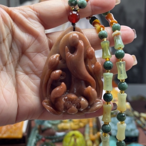 岫玉挂件未镶嵌挂件