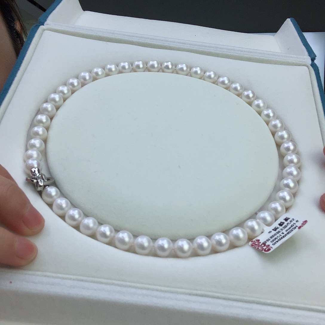 颈饰淡水珍珠未镶嵌无核9-10
