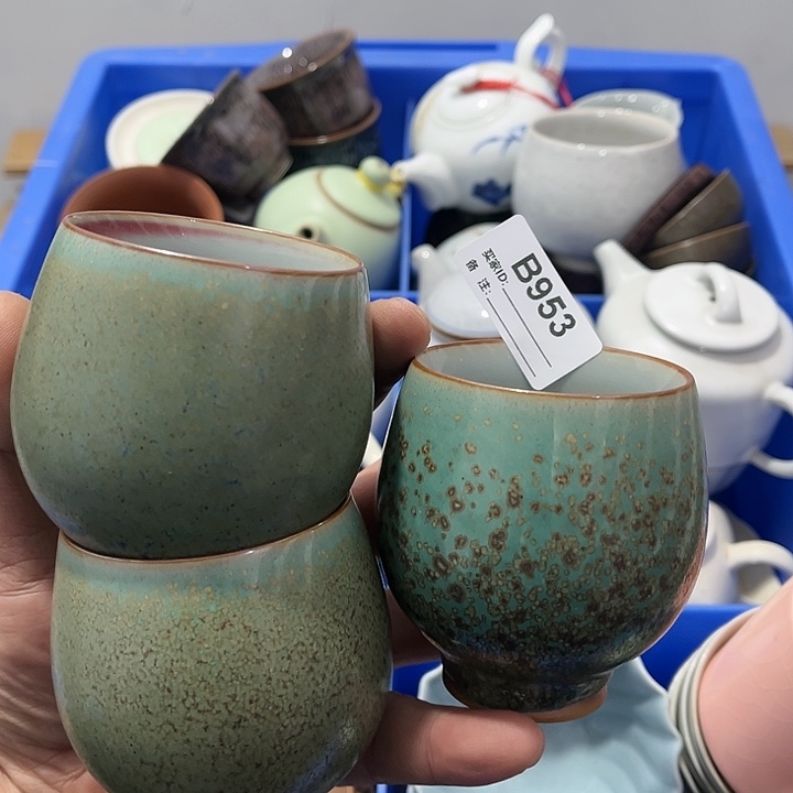 瓷片默认微瑕瓷器、茶具、壶、摆件，介意勿拍 