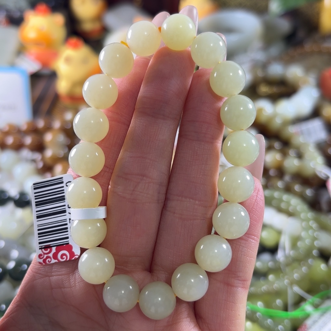 和田玉未镶嵌手串77